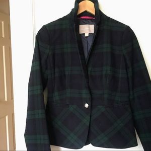Perfect Banana Republic Fall/Winter Plaid Blazer